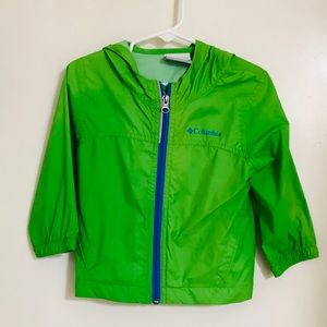 2T Green Columbia Rain Jacket